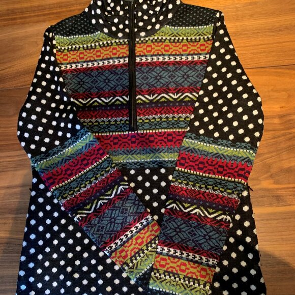 Danier Black knit Cape Jacket, Sz L, EUC, - Picture 12 of 16